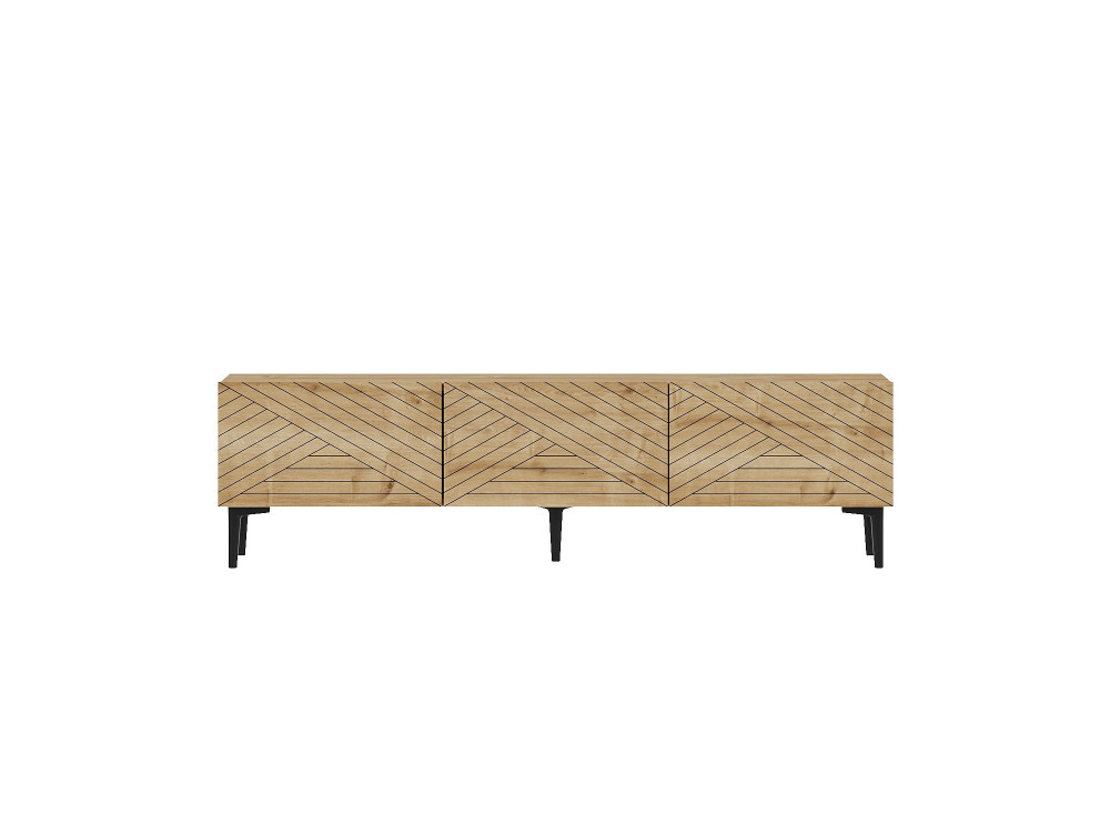 Holz TV-Möbel "Felix" 160 x 31,4 x 44,1 cm - Saphir-Eiche