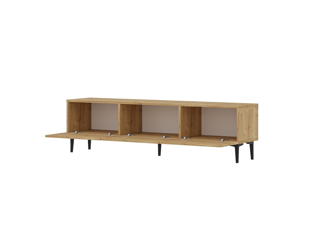 Holz TV-Möbel "Felix" 160 x 31,4 x 44,1 cm - Saphir-Eiche