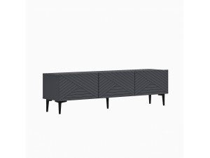 TV-Möbel aus Holz "Felix" 160 x 31,4 x 44,1 cm - Anthrazit