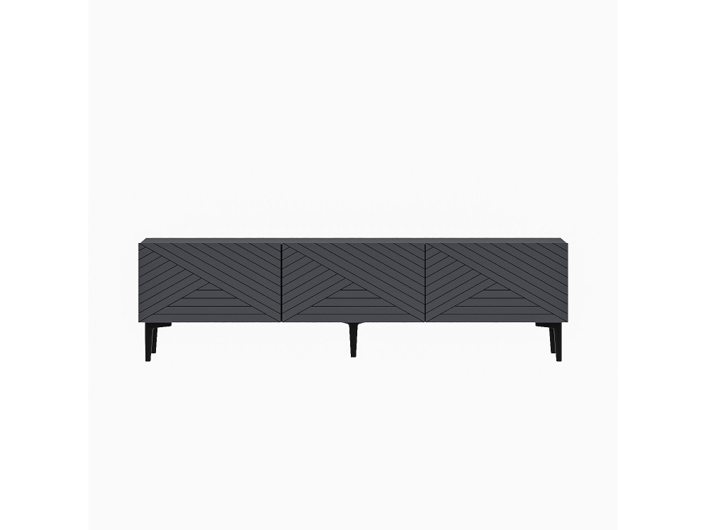 TV-Möbel aus Holz "Felix" 160 x 31,4 x 44,1 cm - Anthrazit