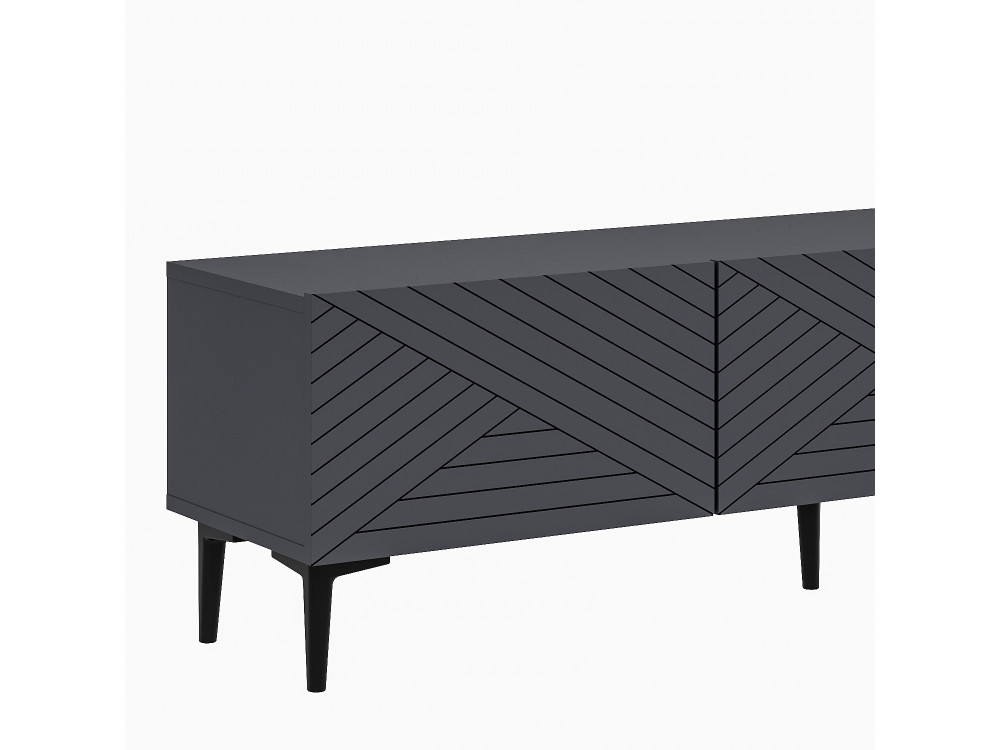 TV-Möbel aus Holz "Felix" 160 x 31,4 x 44,1 cm - Anthrazit