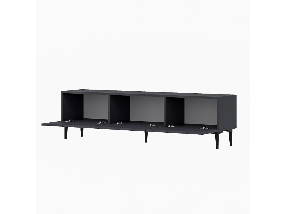 TV-Möbel aus Holz "Felix" 160 x 31,4 x 44,1 cm - Anthrazit