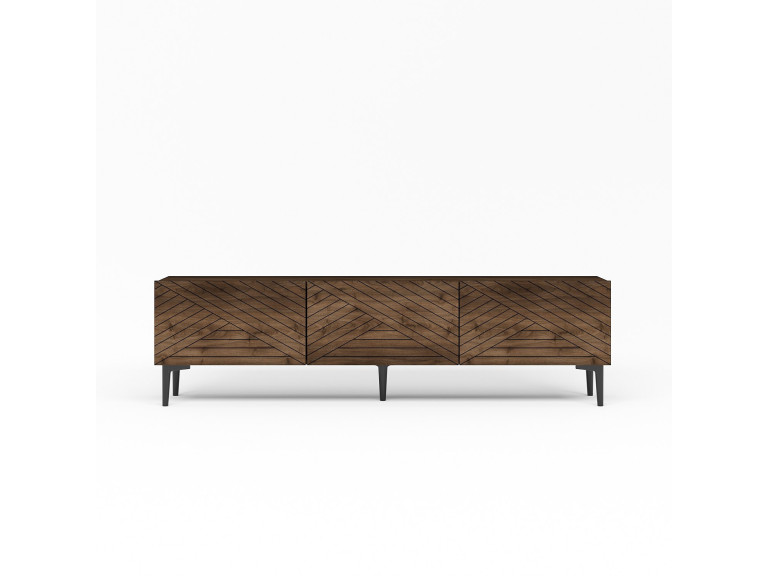 TV-Möbel aus Holz "Felix" - 160 x 31 x 44 cm - Braun