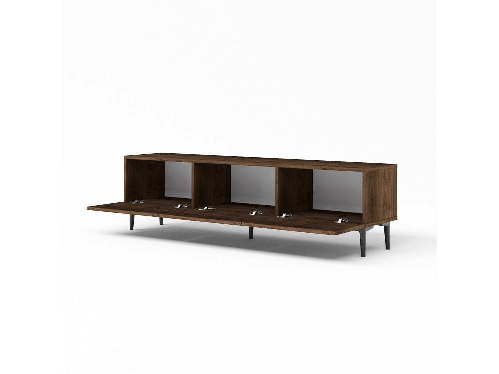 TV-Möbel aus Holz "Felix" - 160 x 31 x 44 cm - Braun