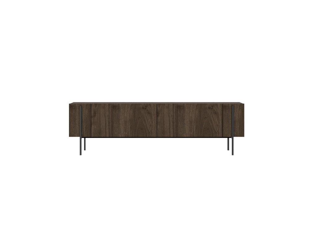 TV-Möbel aus Holz "Herman" - 160 x 31 x 45 cm - Braun