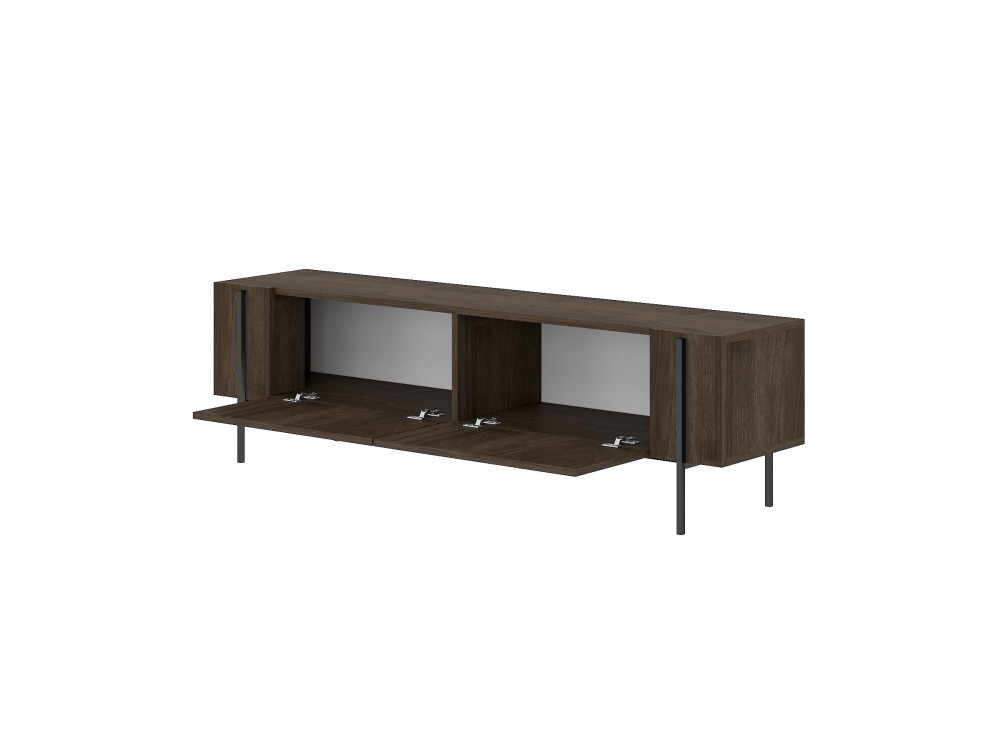 TV-Möbel aus Holz "Herman" - 160 x 31 x 45 cm - Braun