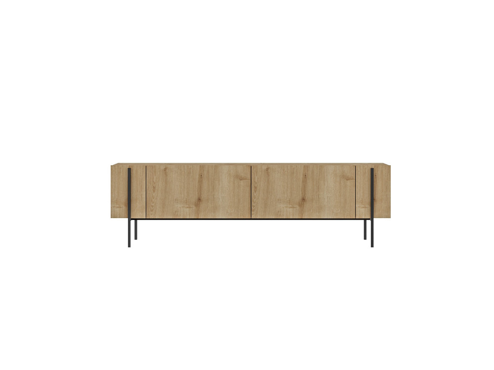 TV-Möbel aus Holz "Herman" - 160 x 31 x 45 cm - Beige