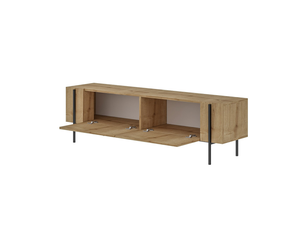TV-Möbel aus Holz "Herman" - 160 x 31 x 45 cm - Beige