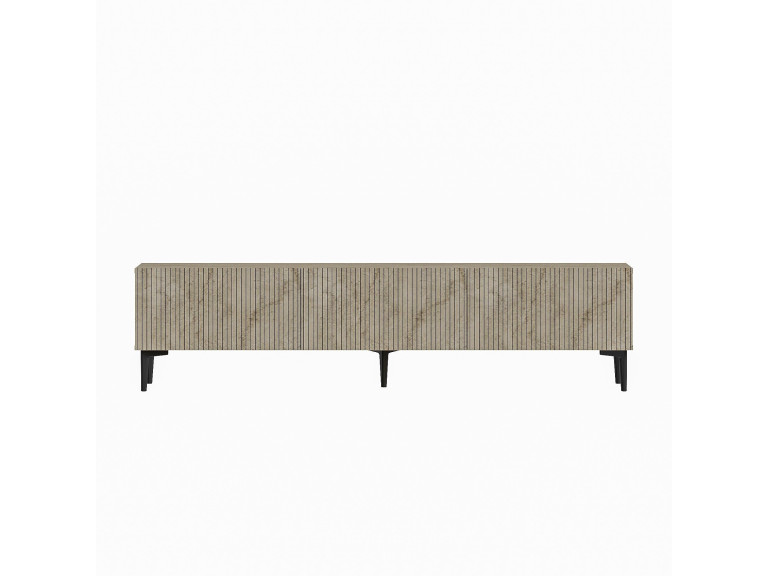 TV-Möbel aus Holz "Oscar" - 180 x 31 x 45 cm - Beige