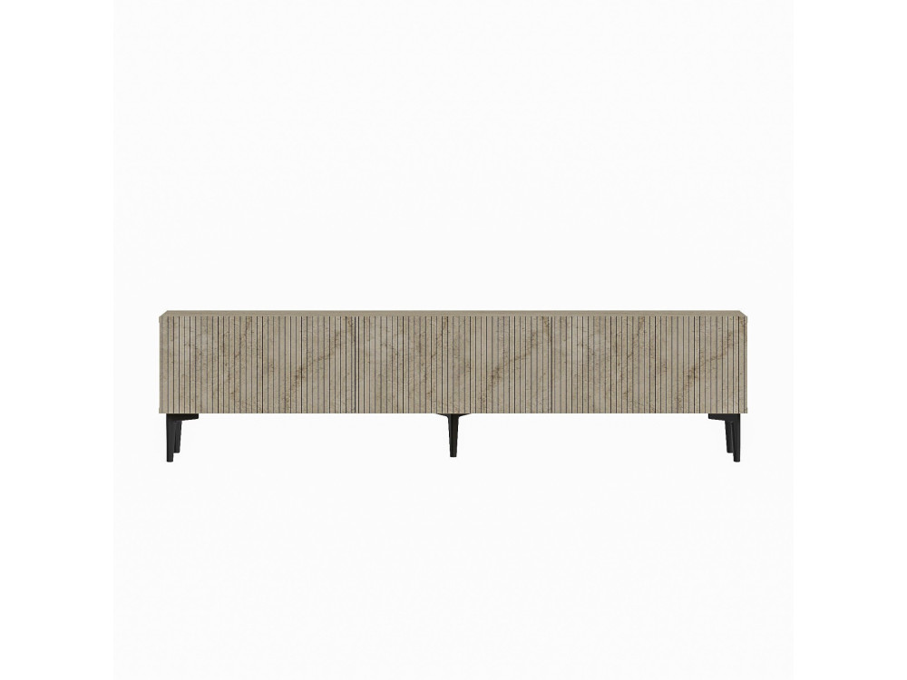 TV-Möbel aus Holz "Oscar" - 180 x 31 x 45 cm - Beige