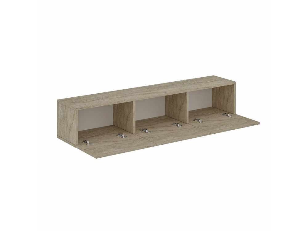 TV-Möbel aus Holz "Oscar" - 180 x 31 x 45 cm - Beige