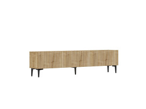 TV-Möbel aus Holz "Oscar" - 180 x 31 x 45 cm - Hellbraun