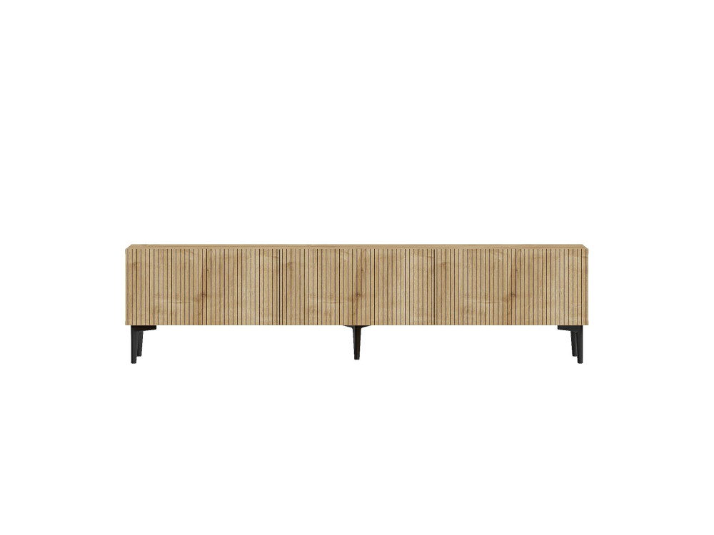 TV-Möbel aus Holz "Oscar" - 180 x 31 x 45 cm - Hellbraun