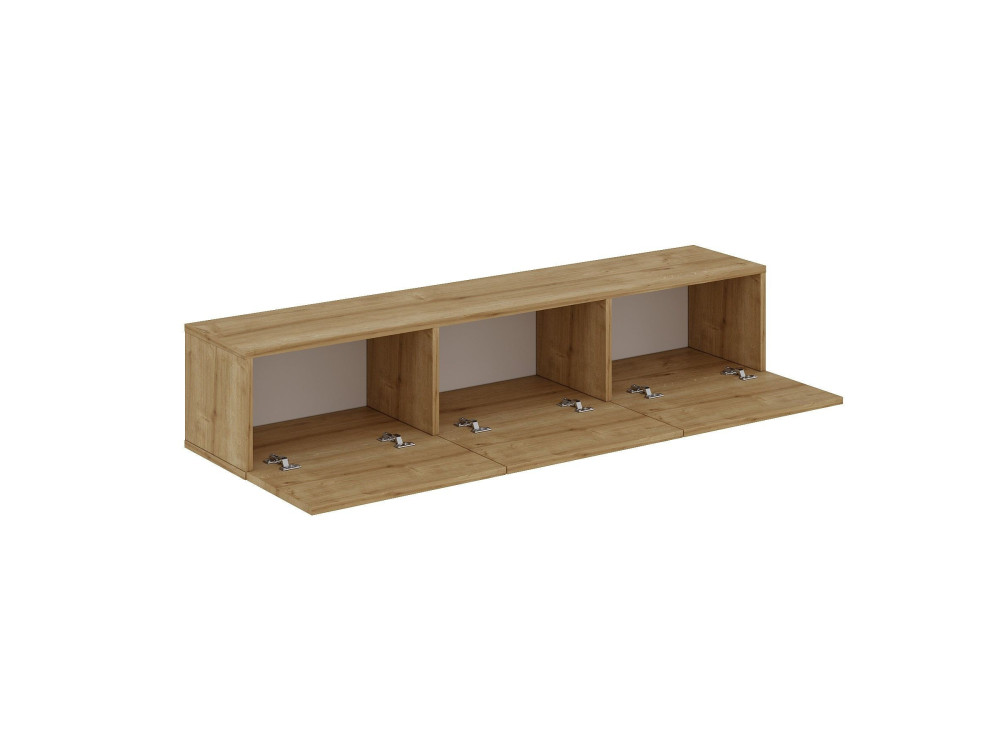 TV-Möbel aus Holz "Oscar" - 180 x 31 x 45 cm - Hellbraun