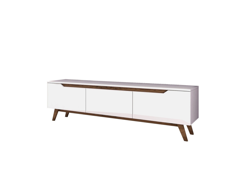 TV-Möbel aus Holz "Digi" - 180 x 35 x 48 cm - Braun