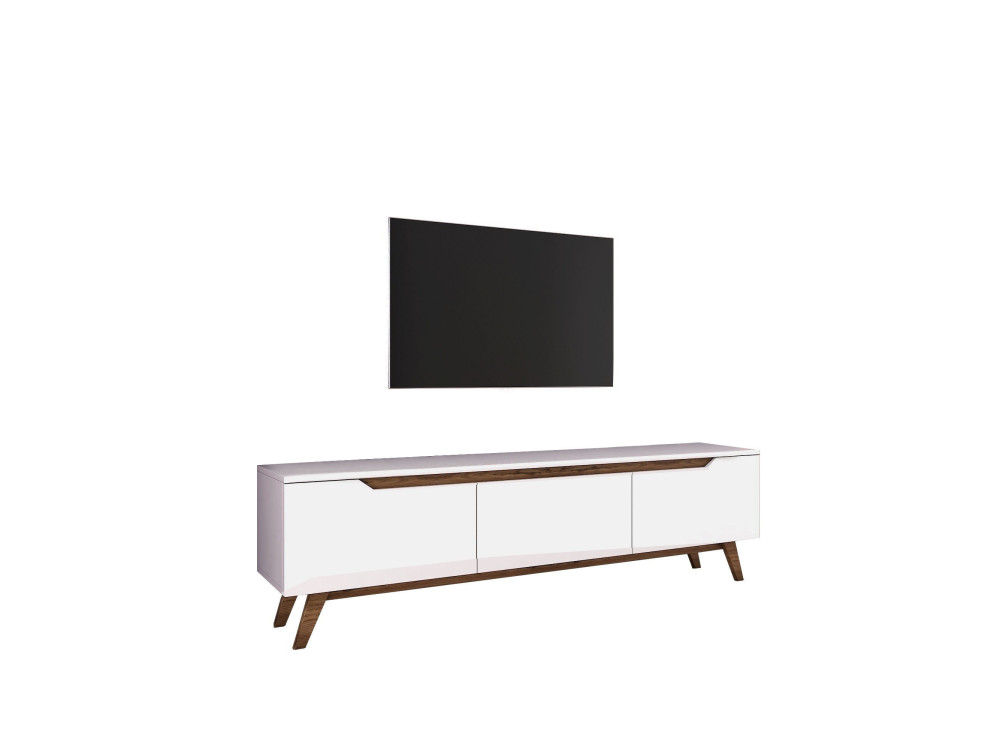 TV-Möbel aus Holz "Digi" - 180 x 35 x 48 cm - Braun