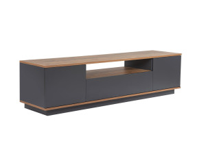 TV-Möbel aus Holz "Veramont" - 180 x 44 x 44 cm - Anthrazitgrau