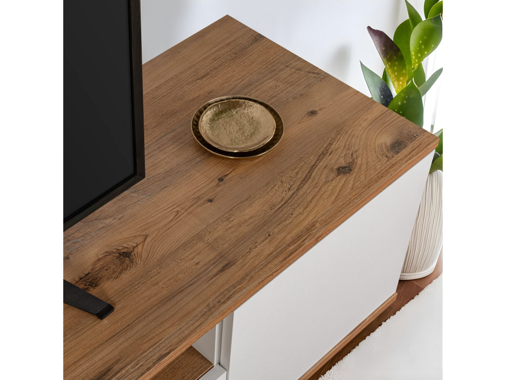 TV-Möbel aus Holz "Veramont" - 180 x 44 x 44 cm - Braun