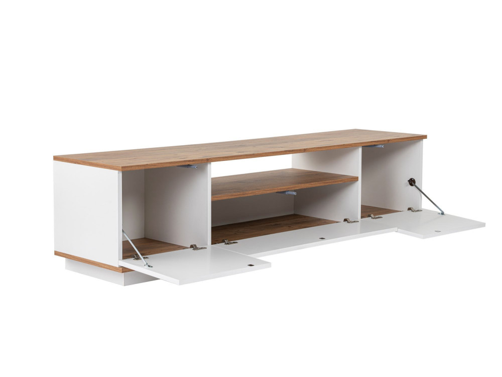 TV-Möbel aus Holz "Veramont" - 180 x 44 x 44 cm - Braun