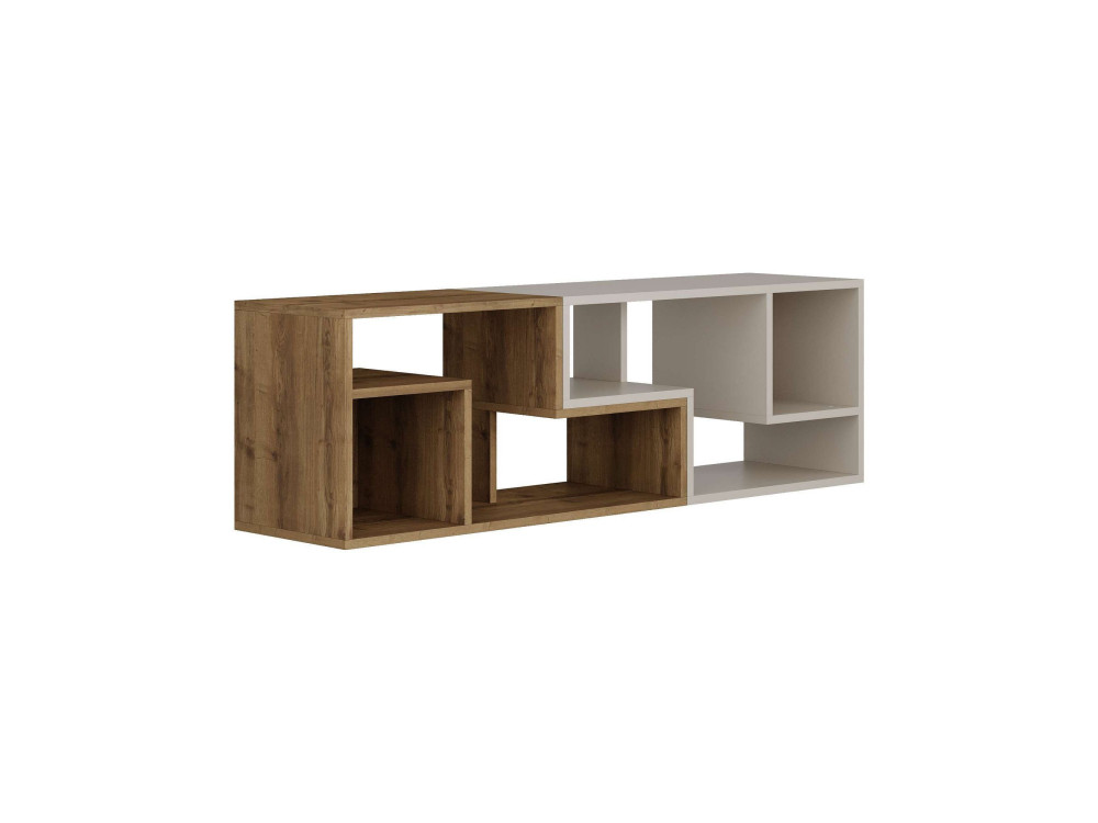 Modulares TV-Möbel aus Holz "Glis" - 145 x 35 x 44 cm - Beige