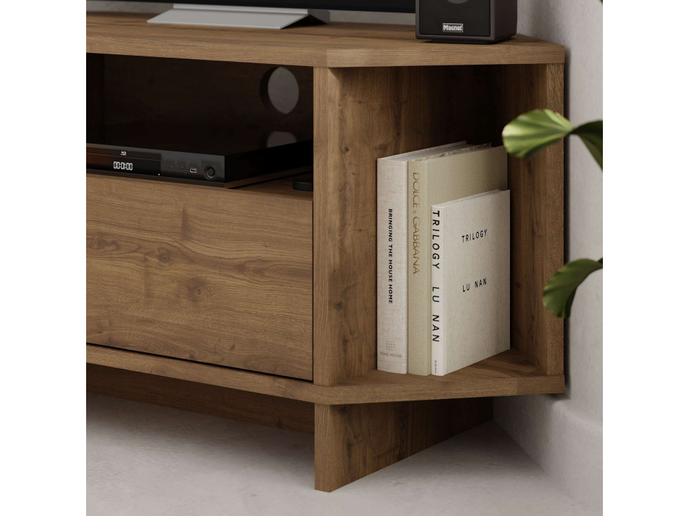 TV-Möbel aus Holz "Viva" - 95 x 35 x 45 cm - Braun