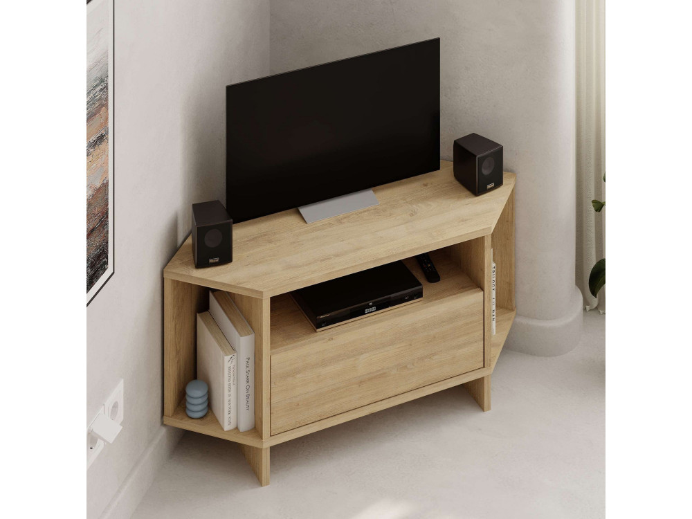 TV-Möbel aus Holz "Viva" - 95 x 35 x 45 cm - Beige