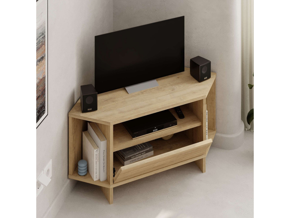 TV-Möbel aus Holz "Viva" - 95 x 35 x 45 cm - Beige