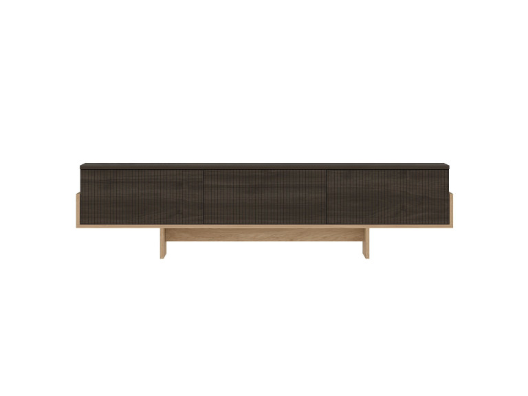 TV-Möbel aus Holz "Hege" - 180 x 30 x 44 cm - Braun