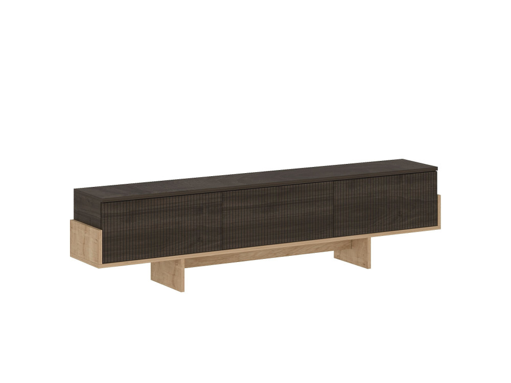 TV-Möbel aus Holz "Hege" - 180 x 30 x 44 cm - Braun