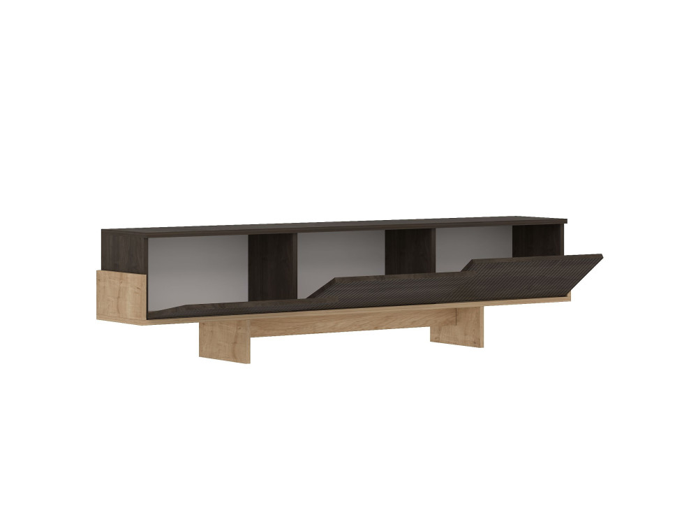 TV-Möbel aus Holz "Hege" - 180 x 30 x 44 cm - Braun