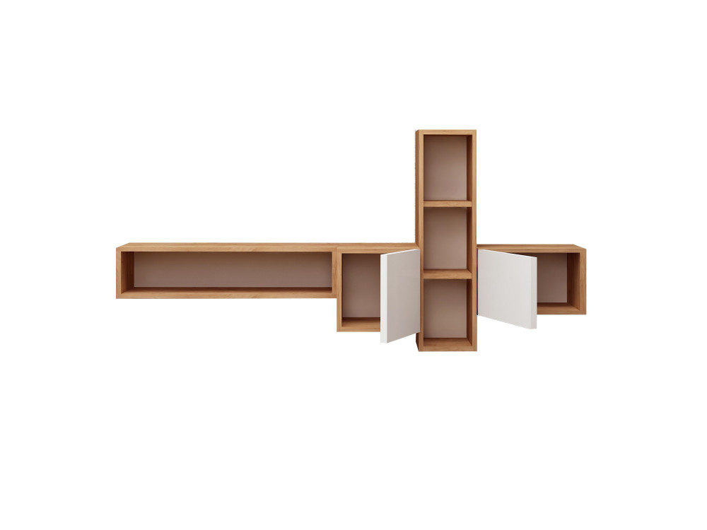 TV-Möbel aus Holz "Kumkuat" - 160 x 35 x 70 cm - Braun