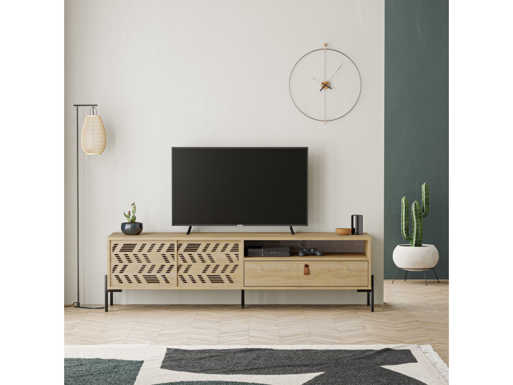 TV-Möbel aus Holz "Dionysos" - 170 x 45 x 48 cm - Beige