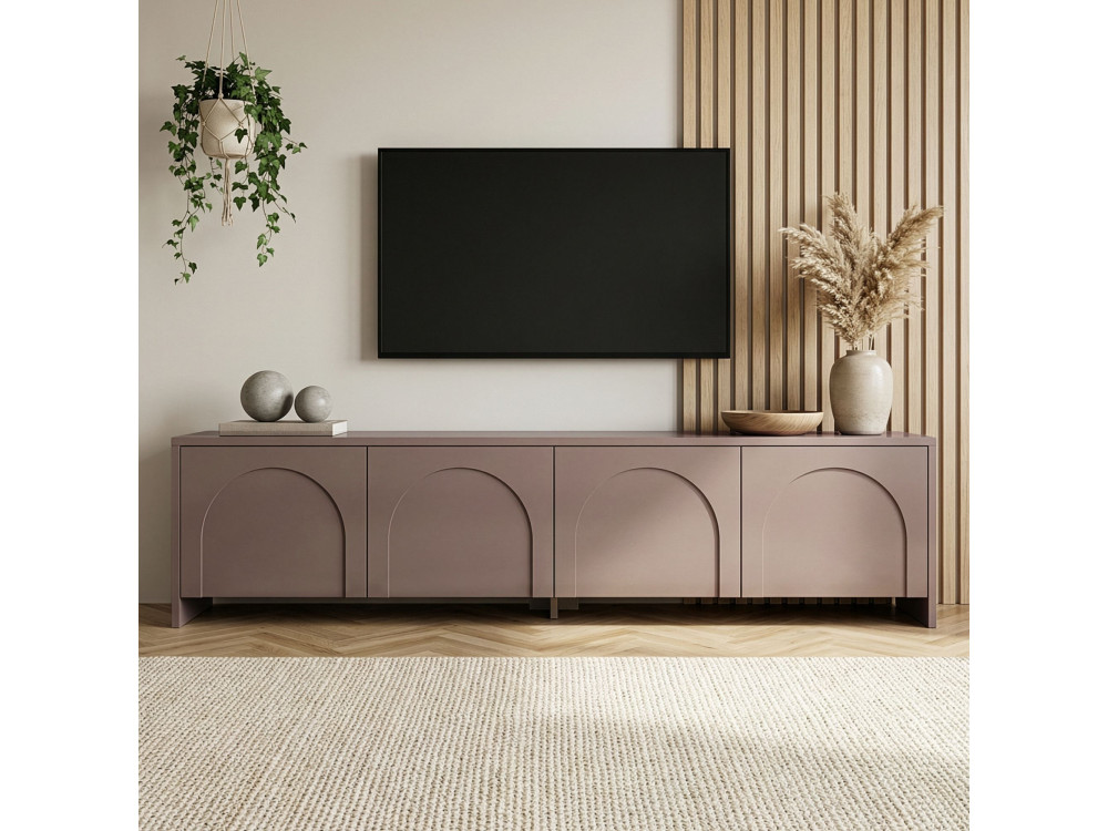 TV-Möbel aus Holz "Aurelia" - 180 x 32 x 45 cm - Atlas