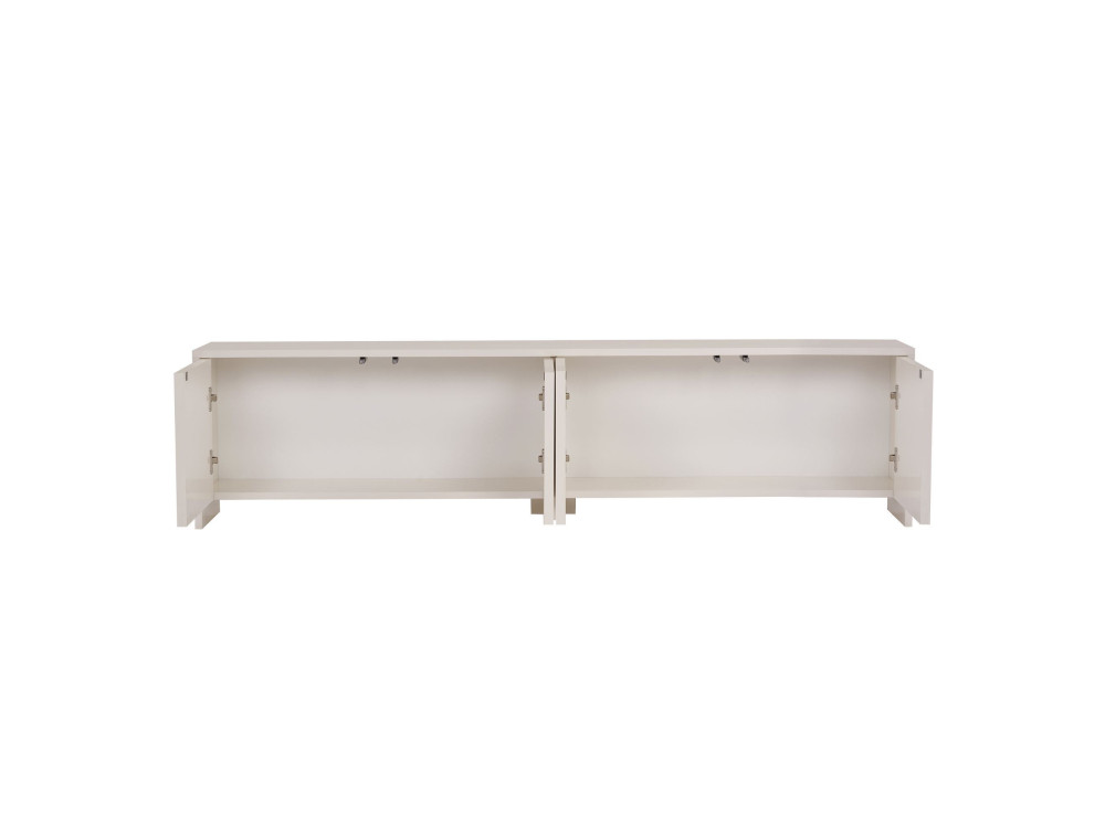TV-Möbel aus Holz "Aurelia" - 180 x 32 x 45 cm - Creme