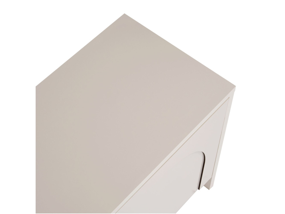 TV-Möbel aus Holz "Aurelia" - 180 x 32 x 45 cm - Creme
