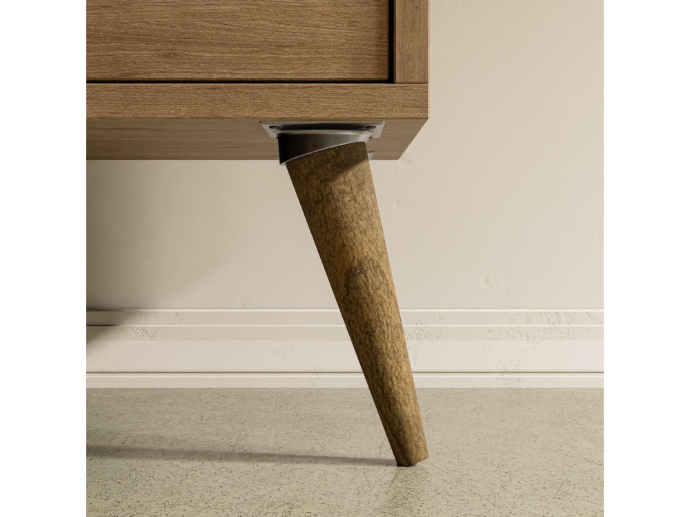 TV-Möbel aus Holz "Exxen" - 150 x 34 x 52 cm - Braun