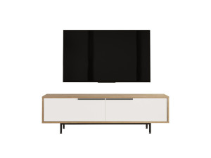 TV-Möbel aus Holz "ON1-SW" - 160 x 35 x 45 cm - Weiß