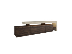 TV-Möbel aus Holz "Beliz" - 192 x 37 x 53 cm - Braun