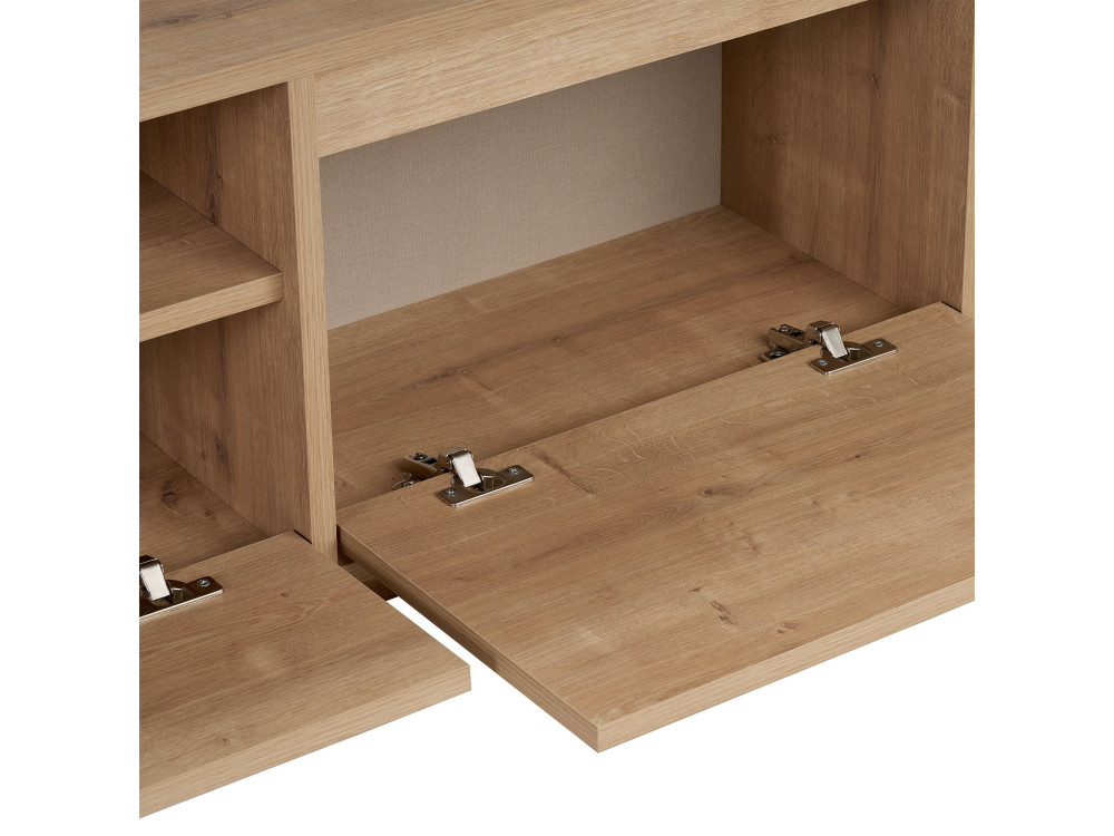 TV-Möbel aus Holz "Sentinel" - 160 x 30 x 42 cm - Beige
