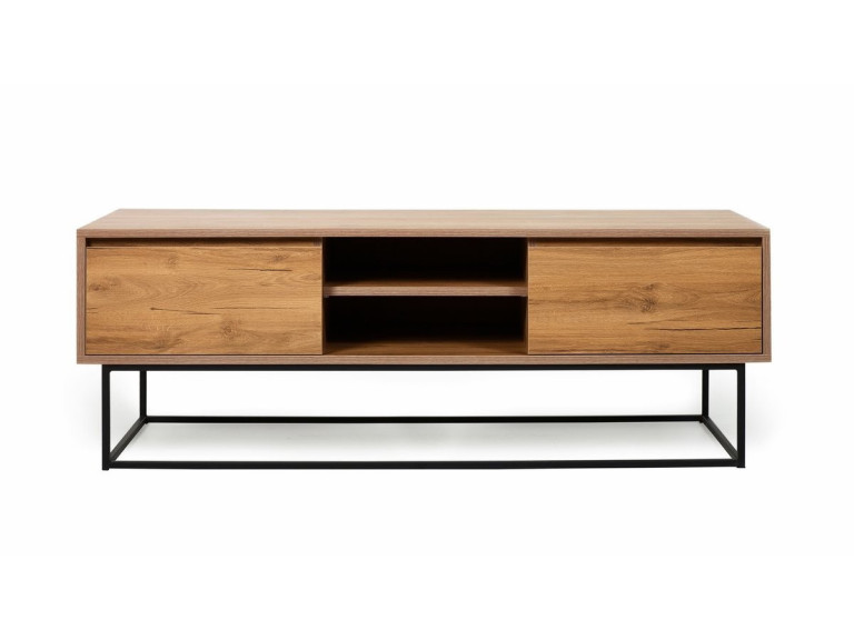 TV-Möbel aus Holz "Laxus" - 140 x 40 x 50 cm - Braun