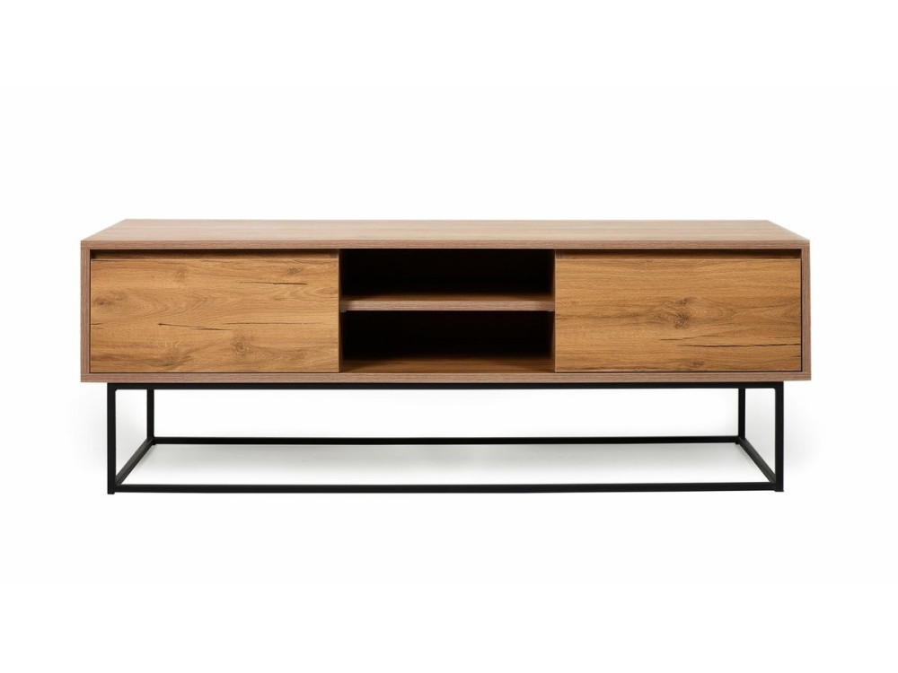 TV-Möbel aus Holz "Laxus" - 140 x 40 x 50 cm - Braun