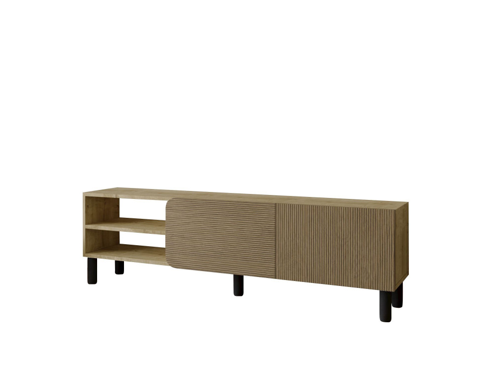 TV-Möbel aus Holz "River" - 150 x 31 x 48 cm - Beige