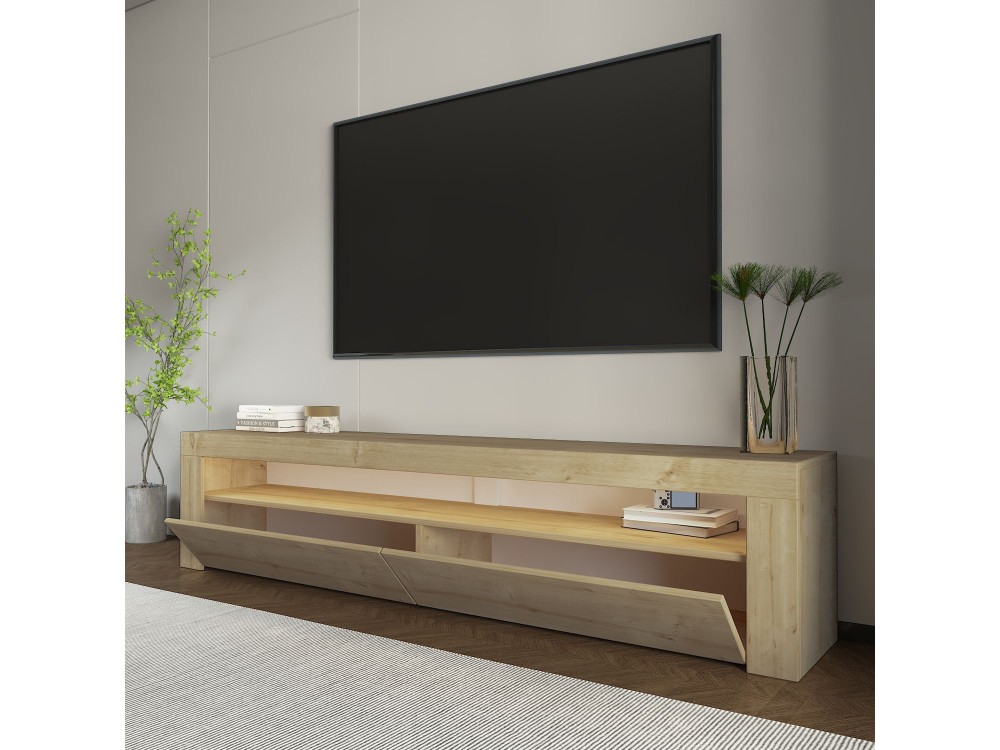 TV-Möbel aus Holz "Bati" - 150 x 36 x 46 cm - Beige