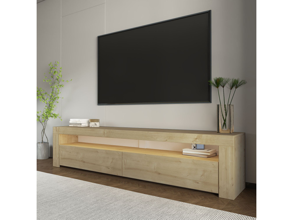 TV-Möbel aus Holz "Bati" - 150 x 36 x 46 cm - Beige