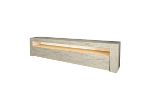 TV-Möbel aus Holz "Bati" - 150 x 36 x 46 cm - Travertin