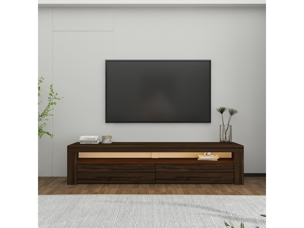 TV-Möbel aus Holz "Bati" - 150 x 36 x 46 cm - Braun