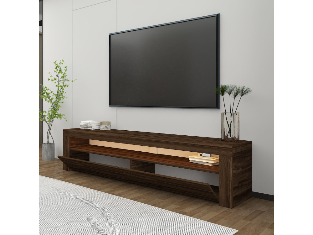 TV-Möbel aus Holz "Bati" - 150 x 36 x 46 cm - Braun