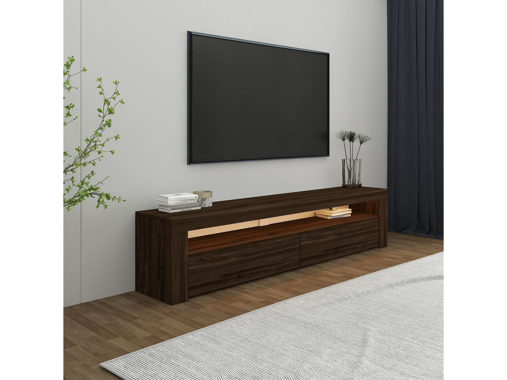 TV-Möbel aus Holz "Bati" - 150 x 36 x 46 cm - Braun