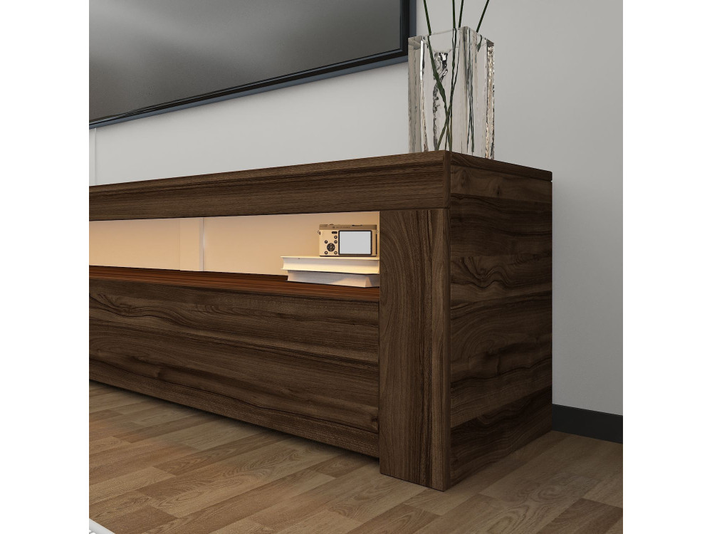 TV-Möbel aus Holz "Bati" - 150 x 36 x 46 cm - Braun