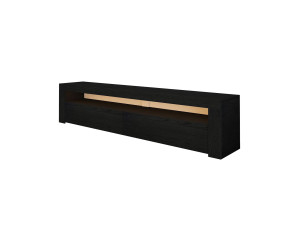 TV-Möbel aus Holz "Bati" - 150 x 36 x 46 cm - Schwarz